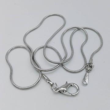 Wish Pearl Silver Plating Copper Snake Chain