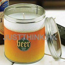 Custom logo beer promotion gift candle FZ-PG-0001