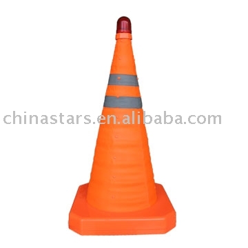 folding traffic cone