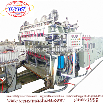 PC PP Hollow Grid Sheet Extrusion Machine PE hollow board production line