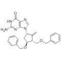 2-Amino-1,9-dihydro-9-[(1S,3R,4S)-4-(benzyloxy)-3-(benzyloxymethyl)-2-methylenecyclopentyl]-6H-purin-6-one CAS 142217-81-0