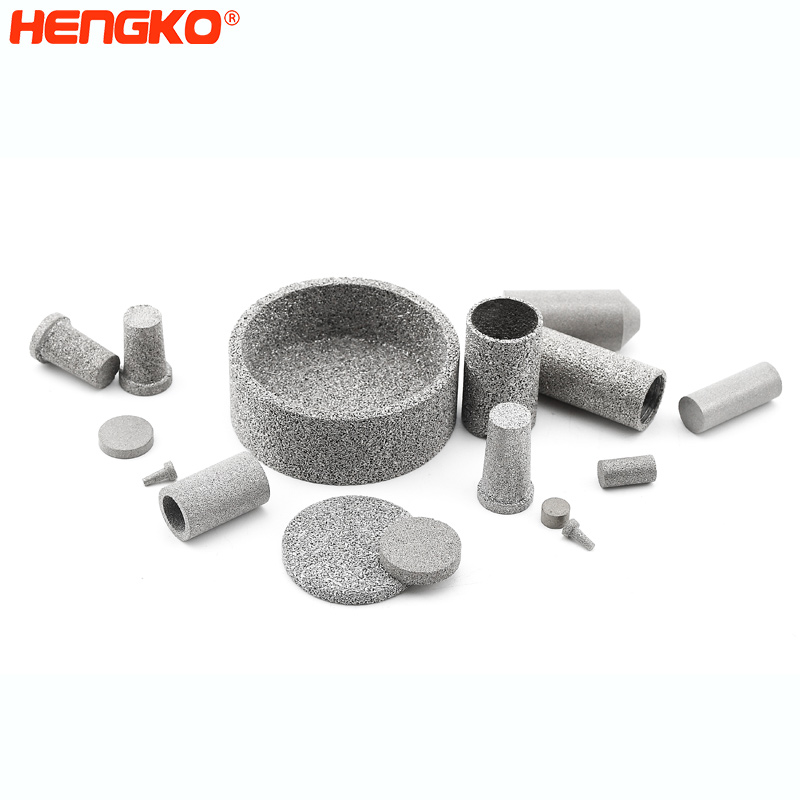 0.2-90um powder sintering porous stainless steel bronze cup filter