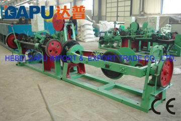 Double twist strand galvanized barbed wire making machine