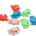 Multi Color Flat Back Mini Crab Resin Cabochon For Handmade Craft Decoration Kids Toy Ornaments Bead Spacer