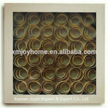 Beautiful shadow box artwork decorative glass art / frame and shadow box wholesale