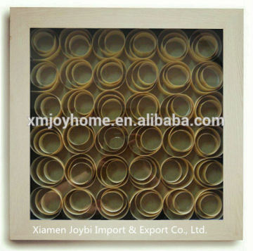 Beautiful shadow box artwork decorative glass art / frame and shadow box wholesale