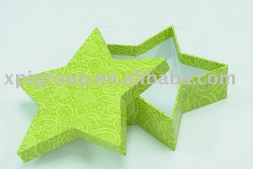 star shape paper box