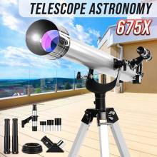 675x Sky Monocular With Tripod Astronomical Refractive Zooming Telescope for Space Celestial Observation Monocular/Binoculars
