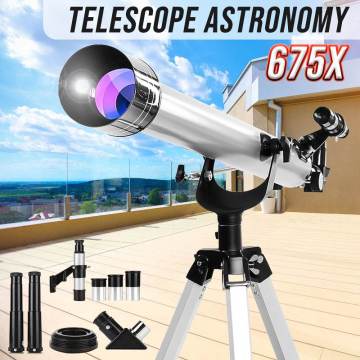 675x Sky Monocular With Tripod Astronomical Refractive Zooming Telescope for Space Celestial Observation Monocular/Binoculars