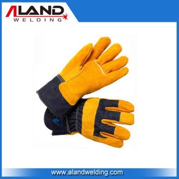 WG1505 Golden Leather Palm Jean Back Gloves