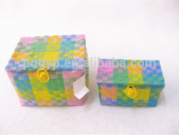 colourful and multifunctional packaging belt storage box