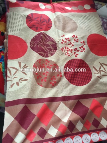 Huzhou Changxing Microfiber polyester printed bedsheet fabric mattress/quilt/bedding set fabric