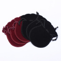 Customized velvet drawstring jewelry pouch