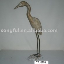 wooden carving birds