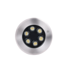 LED underground 6w rgbw mini blue inground light