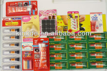 PVC blister paper card sealing machine for glue packing machine