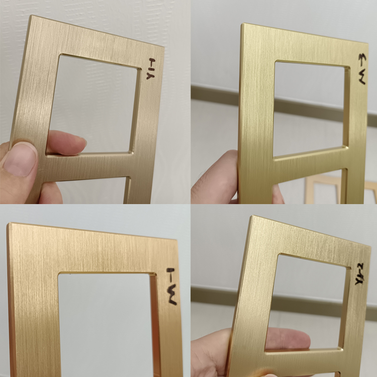 Hotel LED light touch panel switch wall plate switches