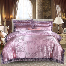 Jacquard Cotton King Size Bedding Sets: Lace Embroidered Quilts, Comforters, Sheets & Duvets