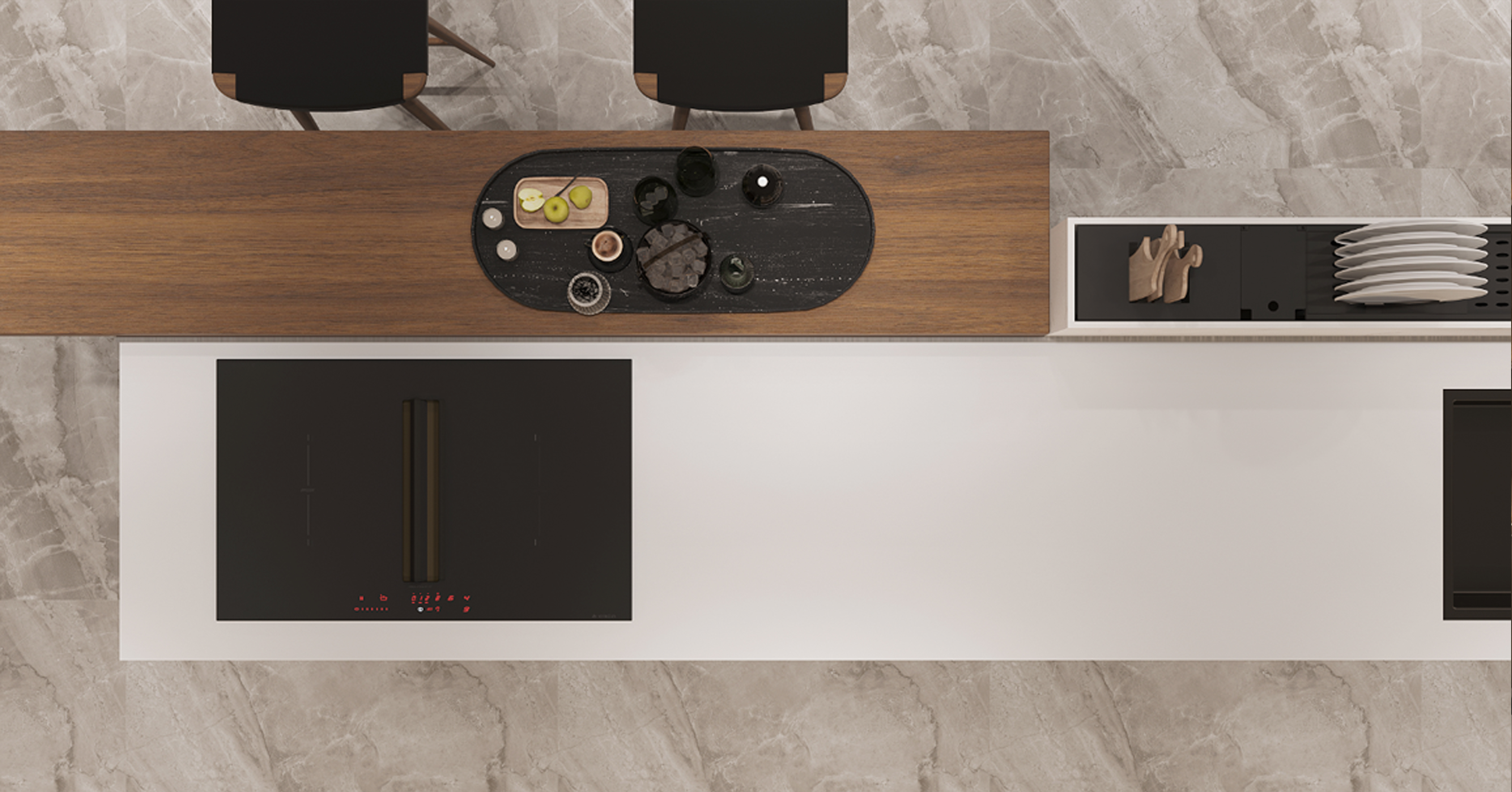 Sistema de cozinha modular premium para casas modernas-2 Premium Modular Kitchen System for Modern Homes-2