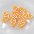 Simulierte süße Mini Orange Slice Shaped Flatback Cabochon Handmade Craft Dekor Harze Kinder Spielzeug Ornamente Spacer