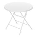Outdoor simple small plastic round table