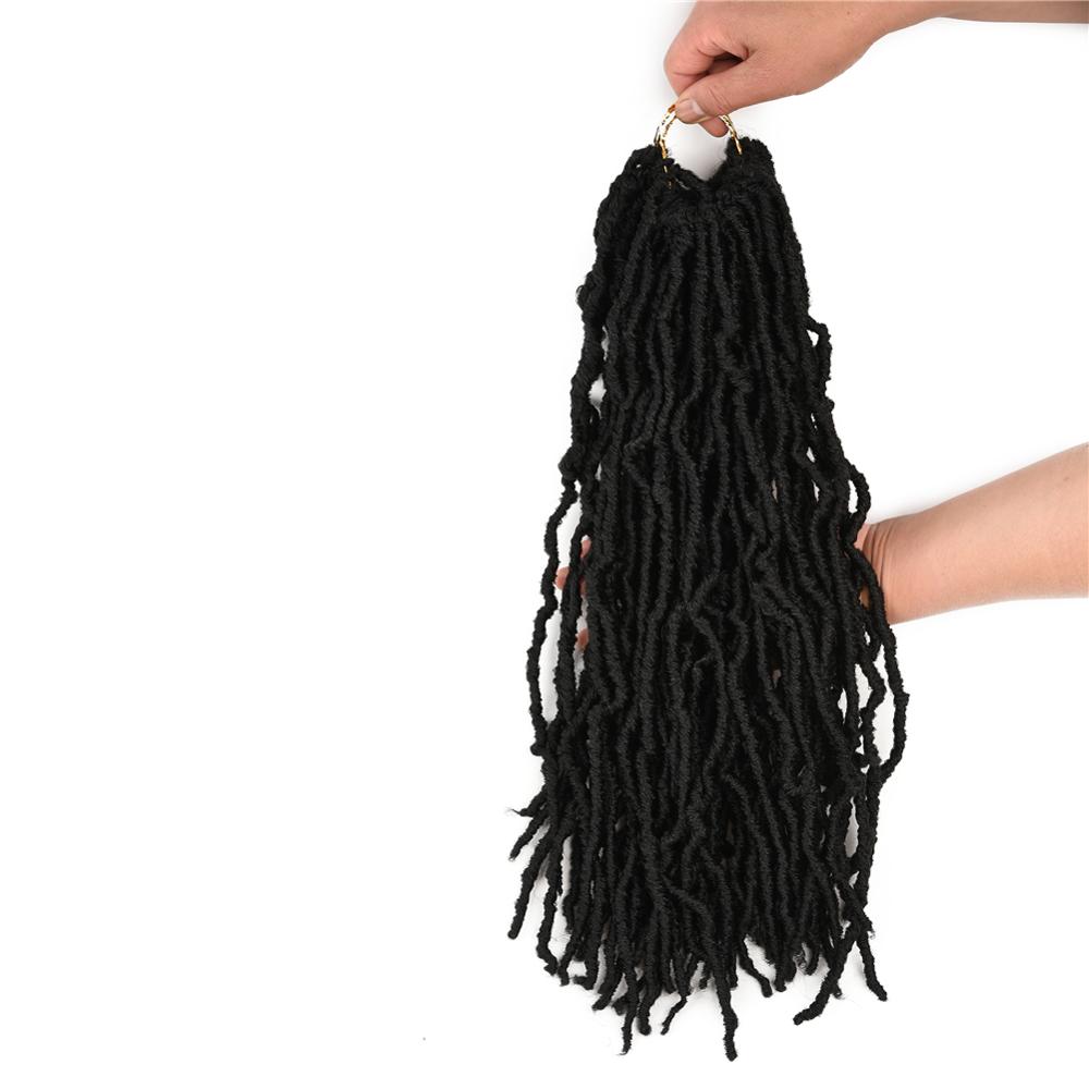 MYZYR Twist Crochet Hair Afro Kinky Curly 18 Inch Ombre Brown Long Synthetic Hair Crochet Braids Natural Hair Extensions