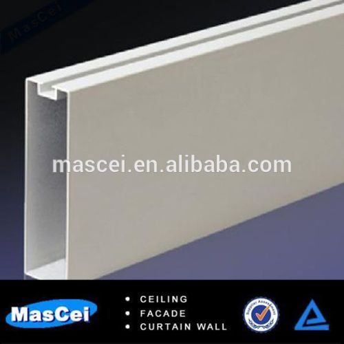 U shaped metal aluminum screen ceiling