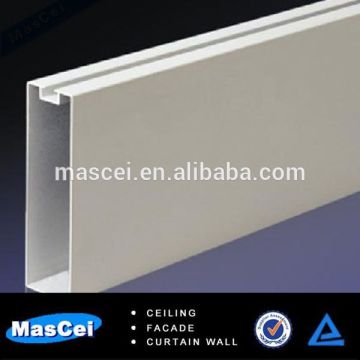 U shaped metal aluminum screen ceiling