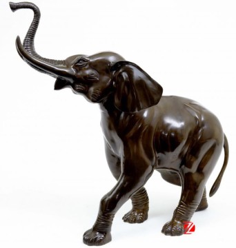 Customized bronze elephant statues