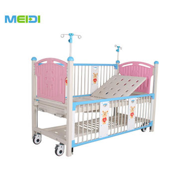 MEIDI Beautiful Design Luxury Children Medical Bed Two Manual Hospital Newborn Bed