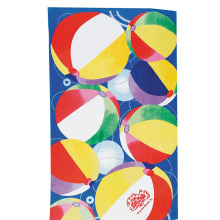 Multi-Coloured Hot Air Ball Theme Pattern Beach Towel