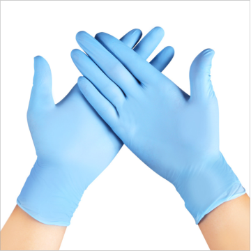 Gants médicaux jetables en PVC Nitirle pour examen