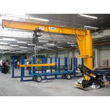 Workshop Port Loading Deck Rotating Cantilever Jib Crane