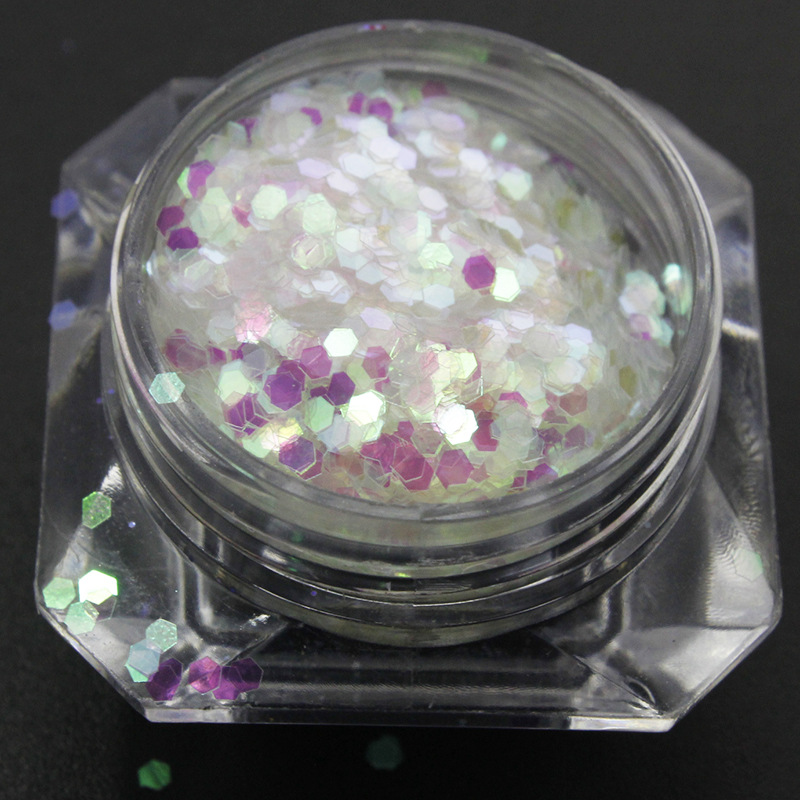 wholesales! 3D laser glitter with multi colors/ flake glitter for nail art, make up,cloth decoration etc