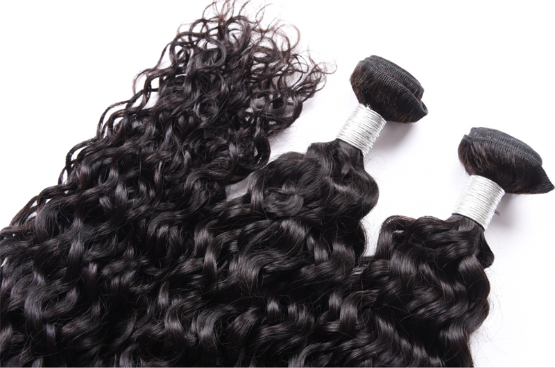 7A indiana Water Wave virgin hair Bundles Remy Human Hair Natural Color