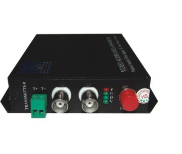 2ch Video + Audio+ Data Optical Transmitter/Receiver