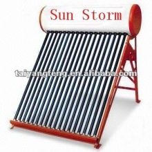 Unpressurized solar water heater system