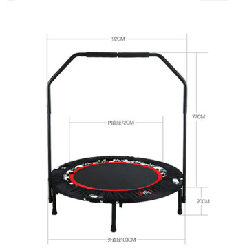 Cheap Indoor Exercise Jumping Trampolines With Handle Bar