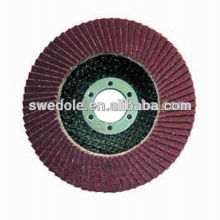 high sharping aluminium oxide flat flap wheel sanding