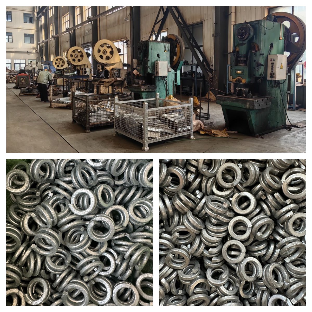 spring lock washer production