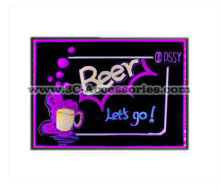 Fluorescent LED Writing Board