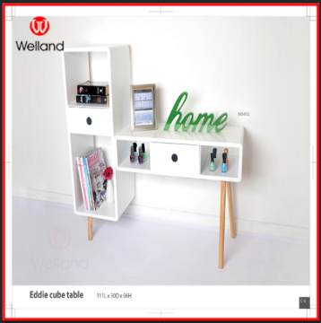 Eddie Cube Table with Drawer