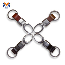 Genuine Leather Hook Keychain Ring For Men