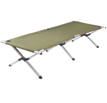 600 Oxford Waterproof Folding Camping Bed: Lightweight Aluminum Tube Sleeping Cot