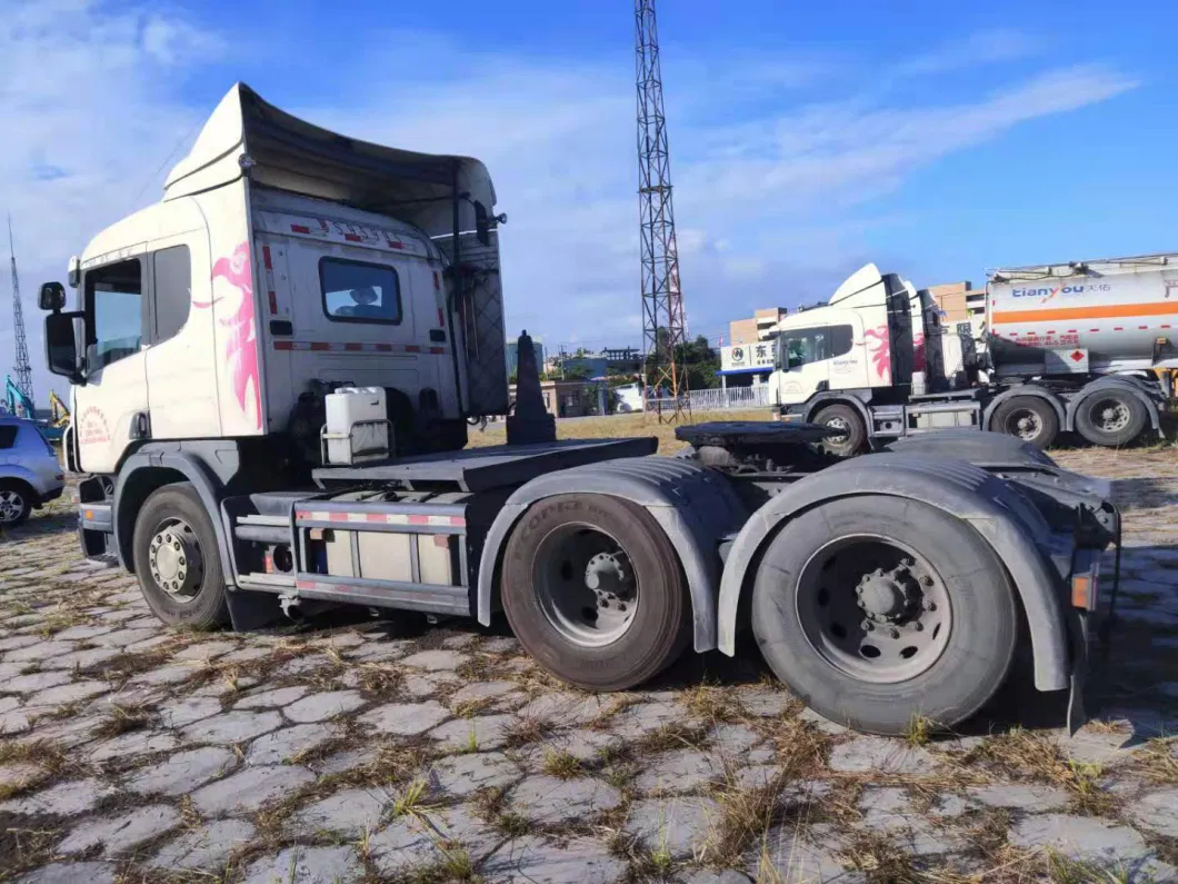 Hazardous Chemicals Liquid Transportation Scania P380 Used Trucks 6X4 Van Tractor Truck