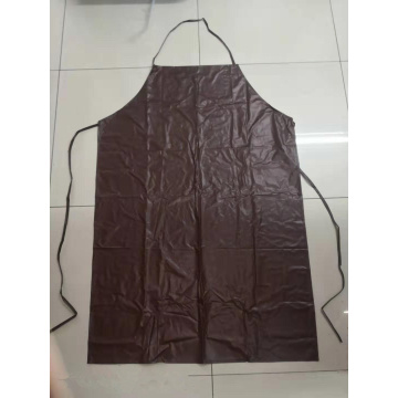 grembiule impermeabile in pvc marrone per cucina funzionante