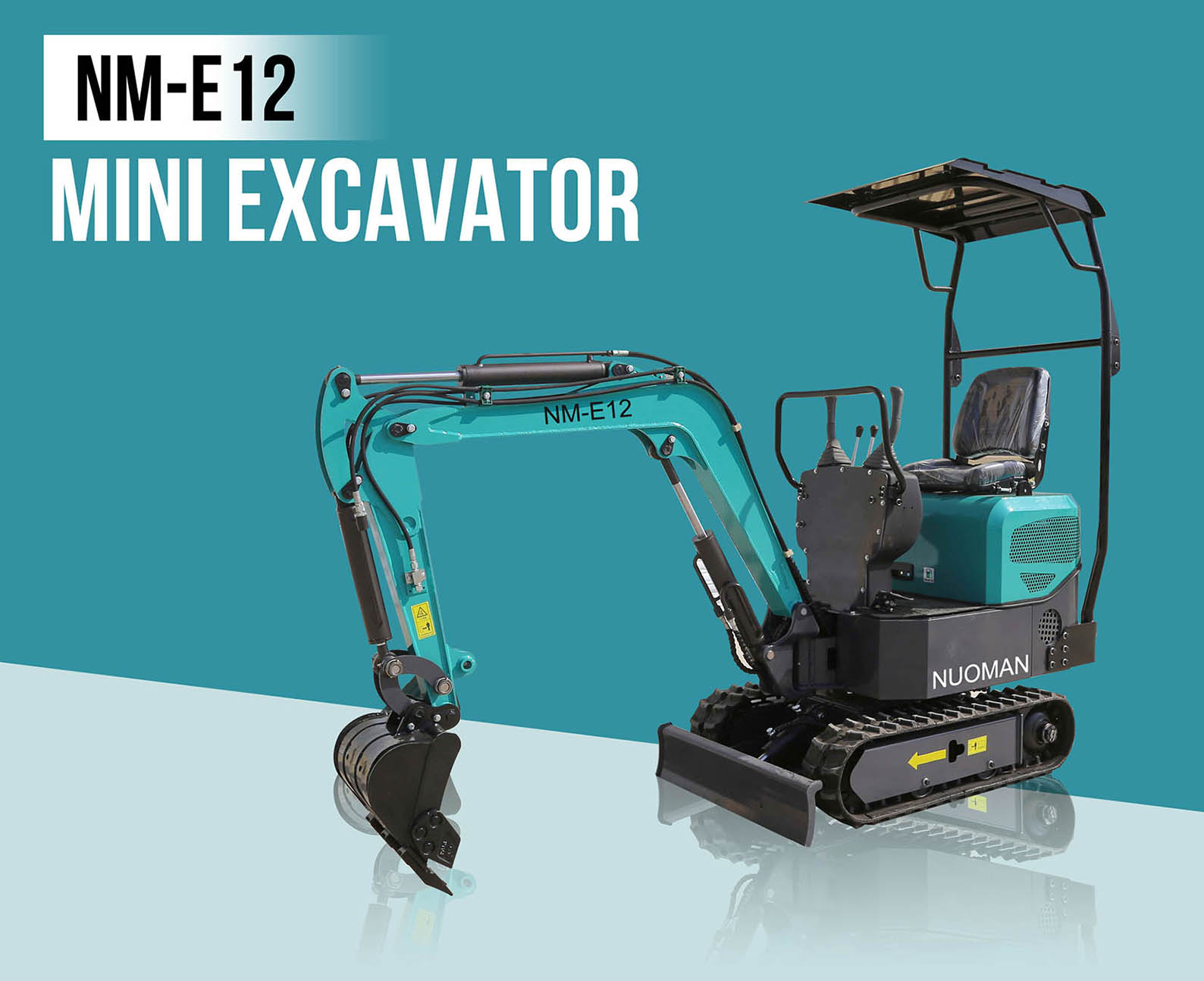 1/6 Mini 1.2ton Excavator Hot Selling Earth-moving Machinery