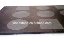 Pure Stone Thin Black Slate Tableware Mat