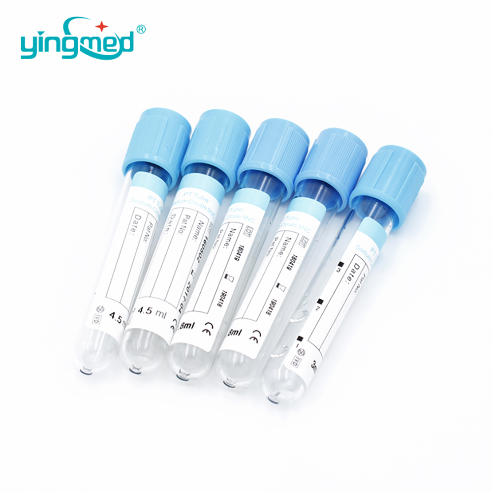 Vacuum Blood Collection Sodium Citrate 3.2% PT tube