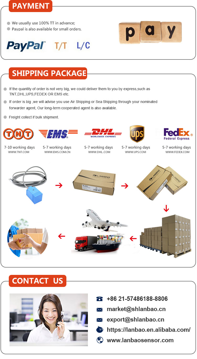 LANBAO Inductive Capacitive Photoelectric Elevator Safety Door Control Sensors Position Sensor Switching Transducer